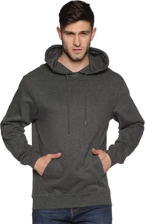 100% Cotton Hoodie For Men, Warm Fleece Pullover Hoodies Regular Fit Heavyweight Hooded Sweatshirts