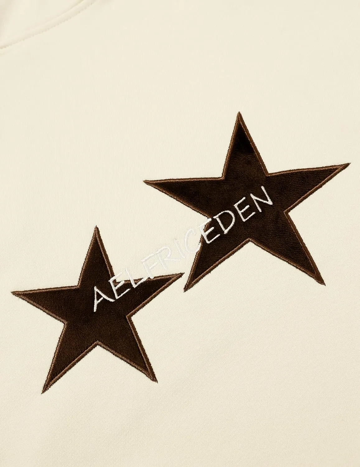 Aelfric Eden Star Hoodies Y2k Oversized Graphic Hoodies Aesthetic 90s Crewneck Sweatshirt Long Sleeve Pullover Tops