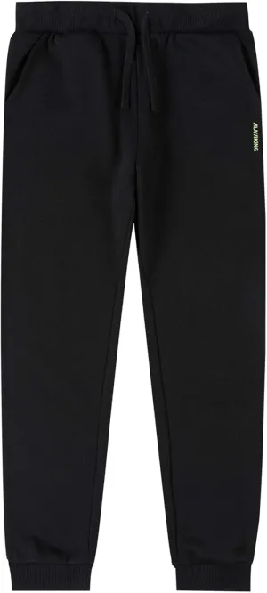 ALAVIKING Kids Soft Brushed Fleece Jogger Sweatpants Drawstring Elastic Waist Athletic Pants for Boys or Girls 3-12 Years