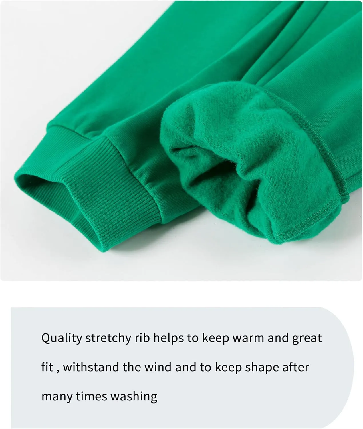 ALAVIKING Kids Soft Brushed Fleece Jogger Sweatpants Drawstring Elastic Waist Athletic Pants for Boys or Girls 3-12 Years
