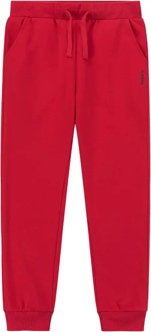ALAVIKING Kids Soft Brushed Fleece Jogger Sweatpants Drawstring Elastic Waist Athletic Pants for Boys or Girls 3-12 Years