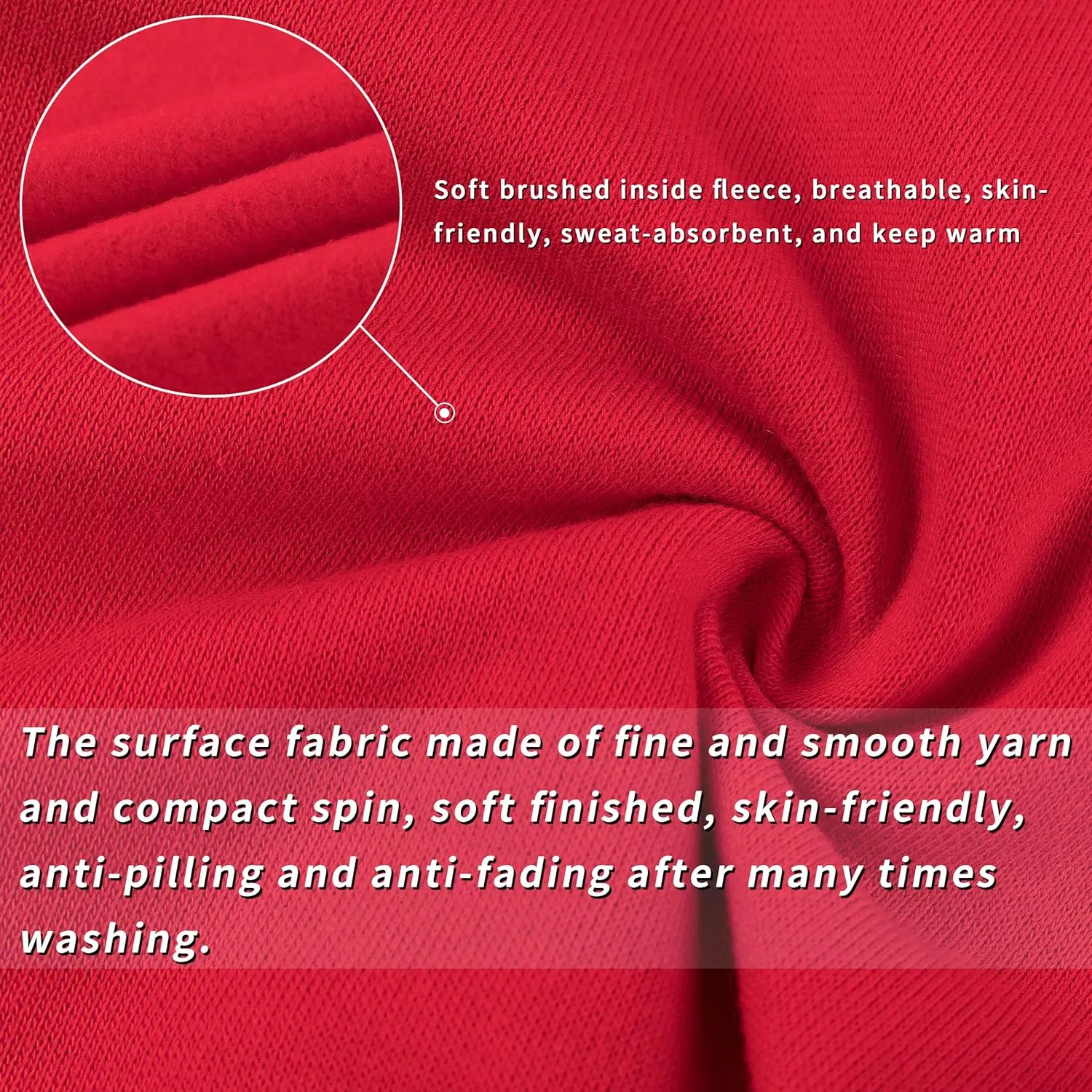ALAVIKING Kids Soft Brushed Fleece Jogger Sweatpants Drawstring Elastic Waist Athletic Pants for Boys or Girls 3-12 Years