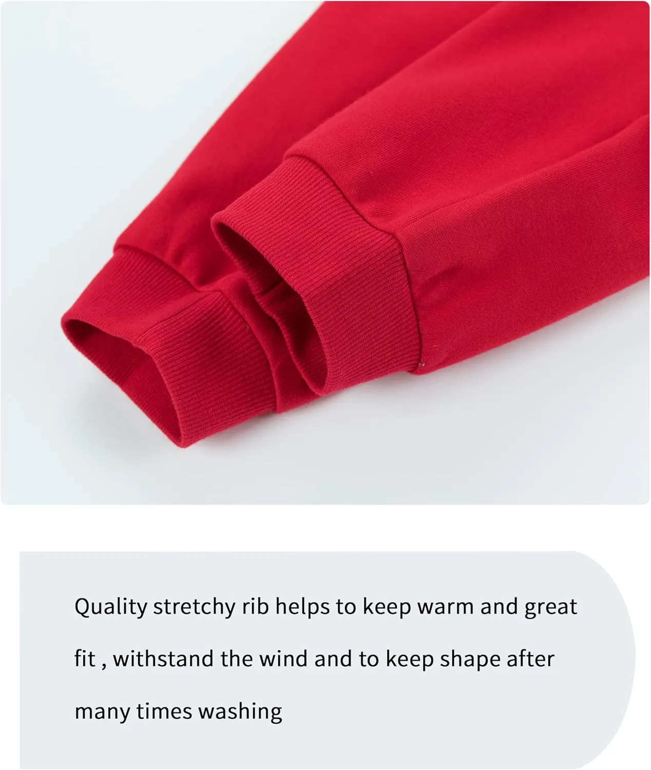 ALAVIKING Kids Soft Brushed Fleece Jogger Sweatpants Drawstring Elastic Waist Athletic Pants for Boys or Girls 3-12 Years