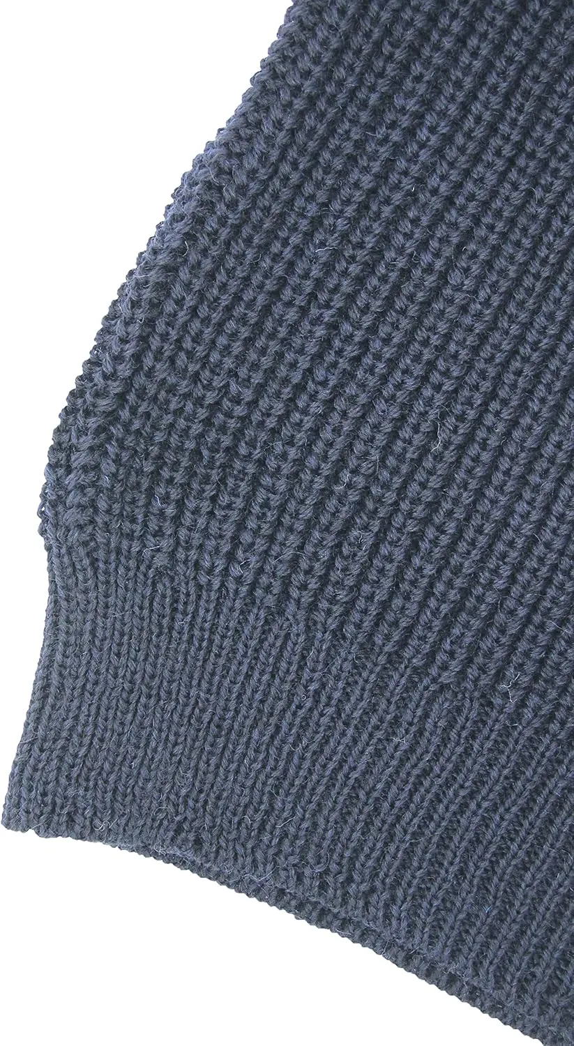 Aran Crafts Men's Irish Cable Knitted Rib Roll Neck Sweater (100% Pure New Wool)