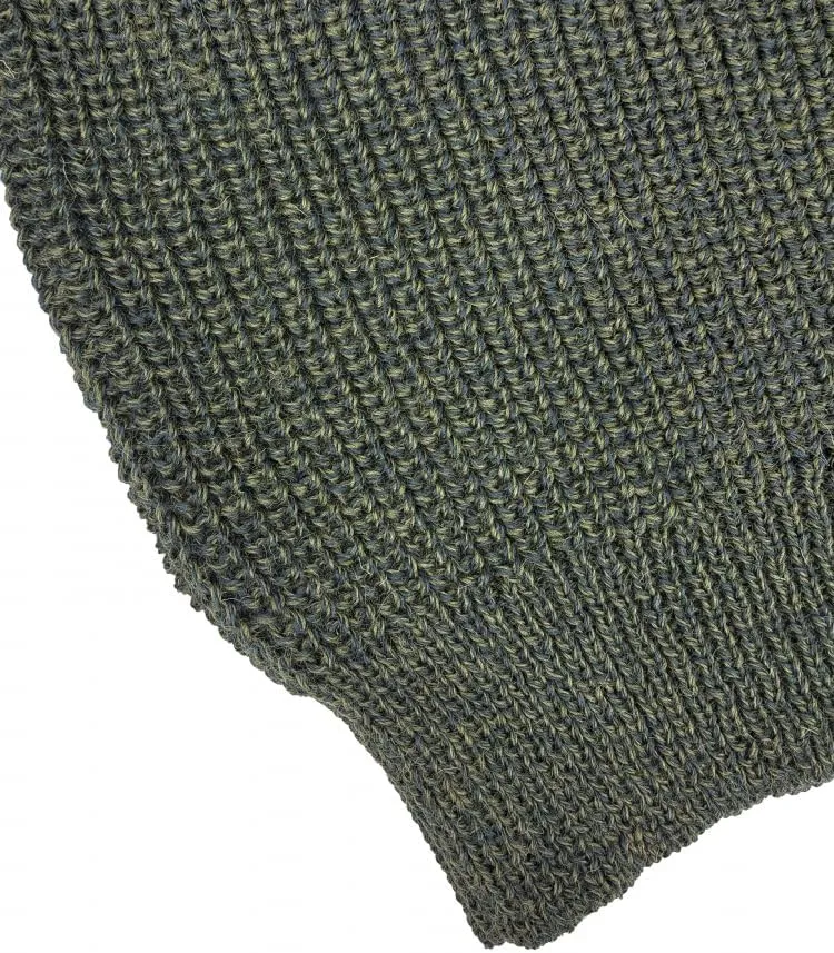 Aran Crafts Men's Irish Cable Knitted Rib Roll Neck Sweater (100% Pure New Wool)