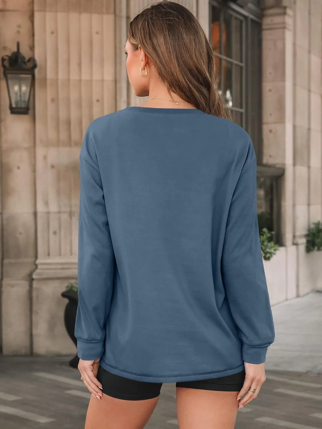 AUTOMET Womens Long Sleeve Tops Loose Fit Fall Cute Thick T Shirts Winter Cruise Outfits Trendy Clothes
