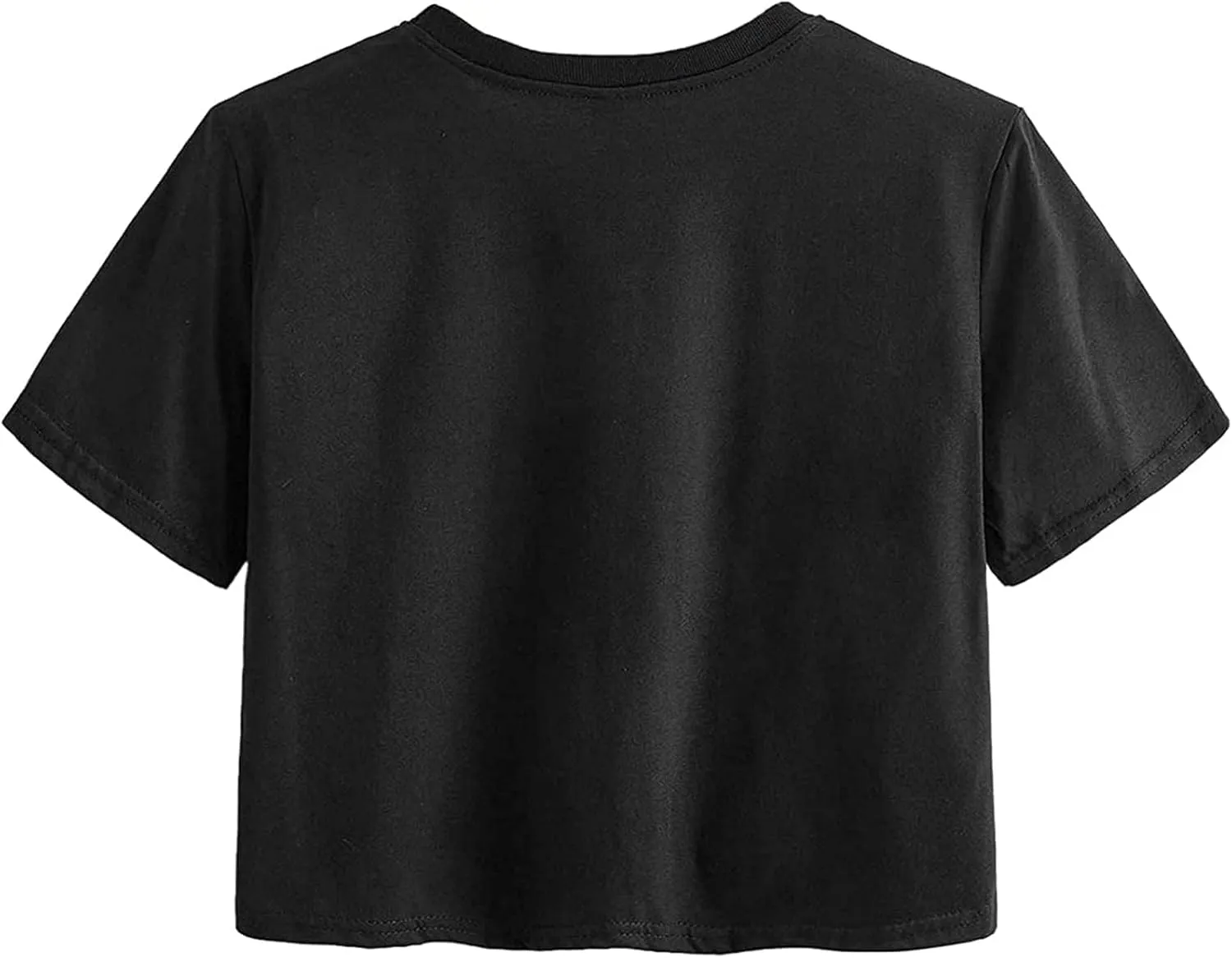 Avanova Women Graphic Oversized Ripped Boxy Tee Shirt Distressed Short Sleeve Crop Top
