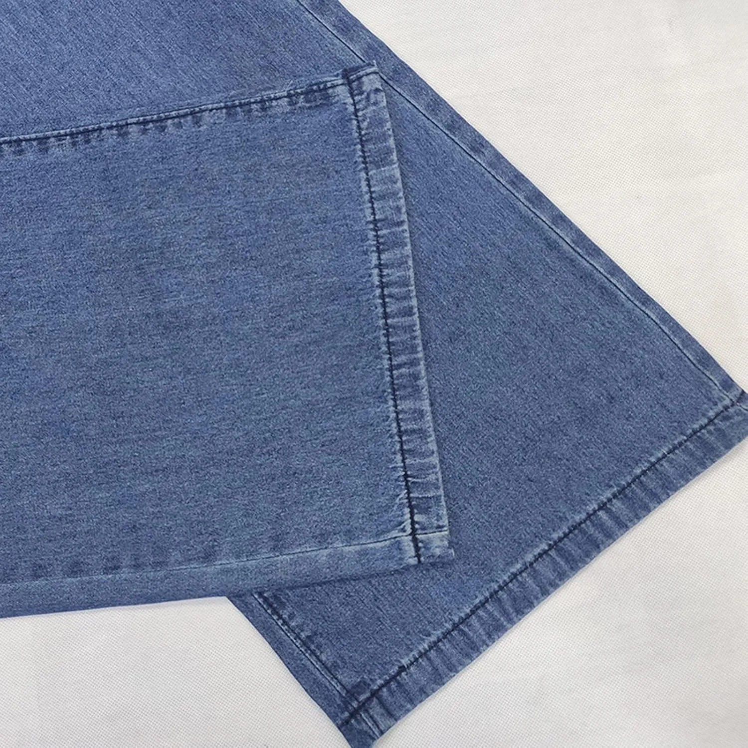 Baggy Jeans for Women Y2K Stretch High Waisted Straight Wide Leg Denim Jeans Pants Trousers Drawstring Flap Pocket