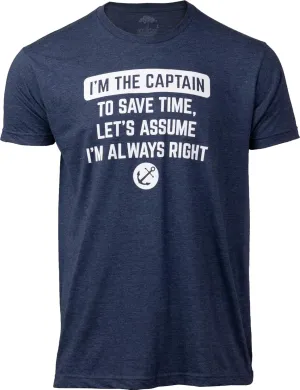 Boating Humor Tee Shirts - Funny Boat Captain, Nautical Fishing Joke T-Shirts for Men or Women