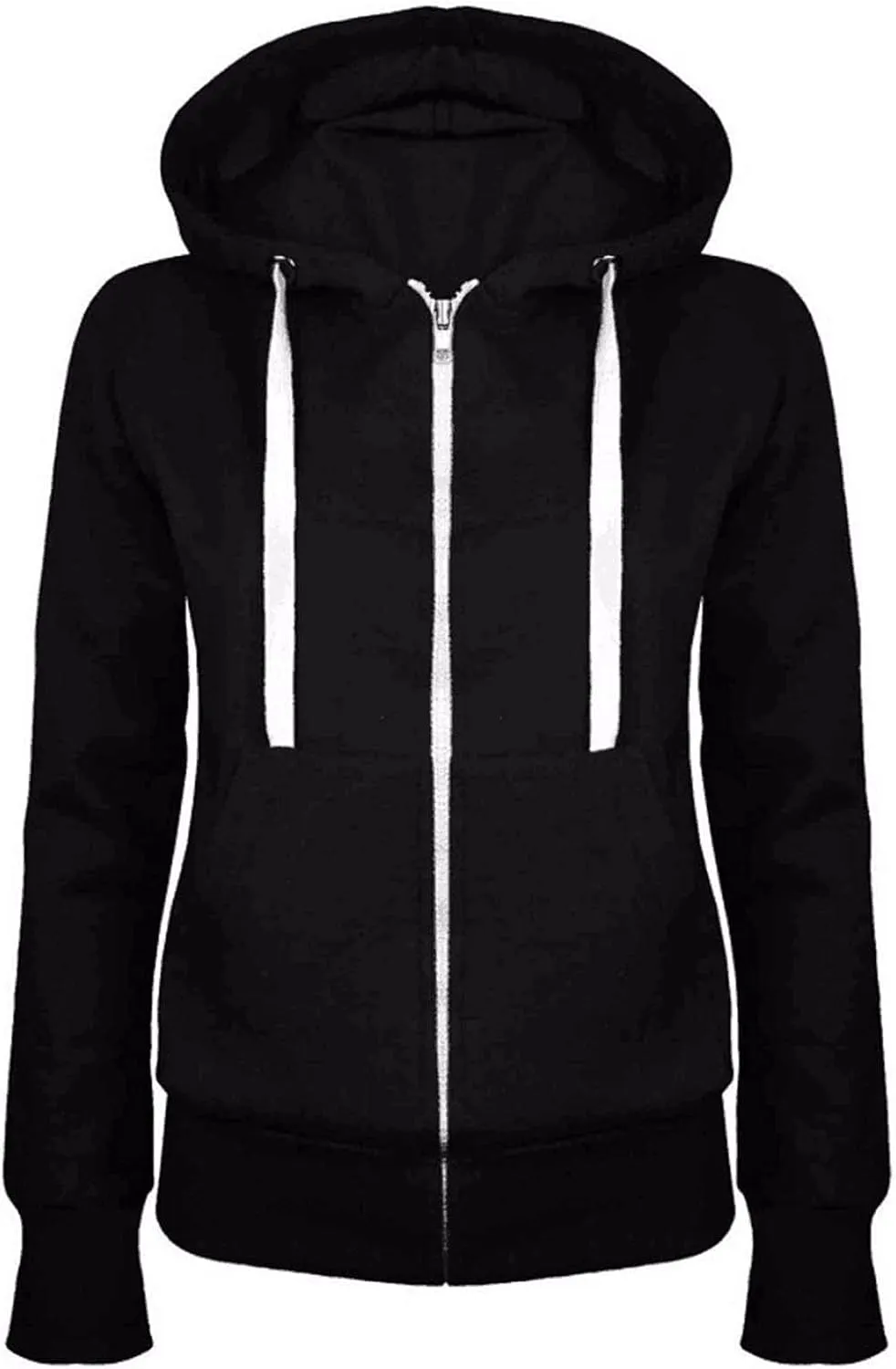 Ceboyel Women Zip Up Hoodies 2023 Drawstring Hooded Sweatshirts Long Sleeve Thin Jackets Lightweight trendy 2025 Fall Clothes