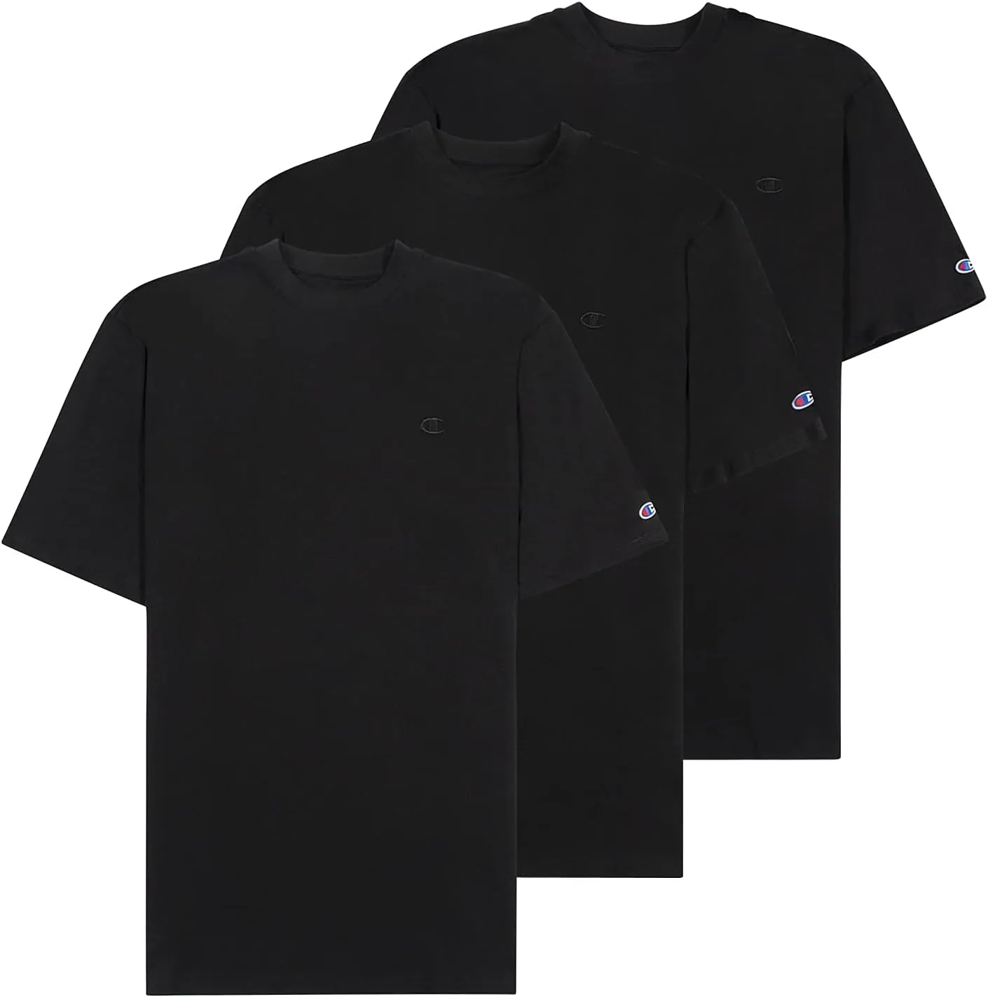 Champion Big and Tall Shirts for Men – 3 Pk 100% Cotton Men Big and Tall T-Shirt