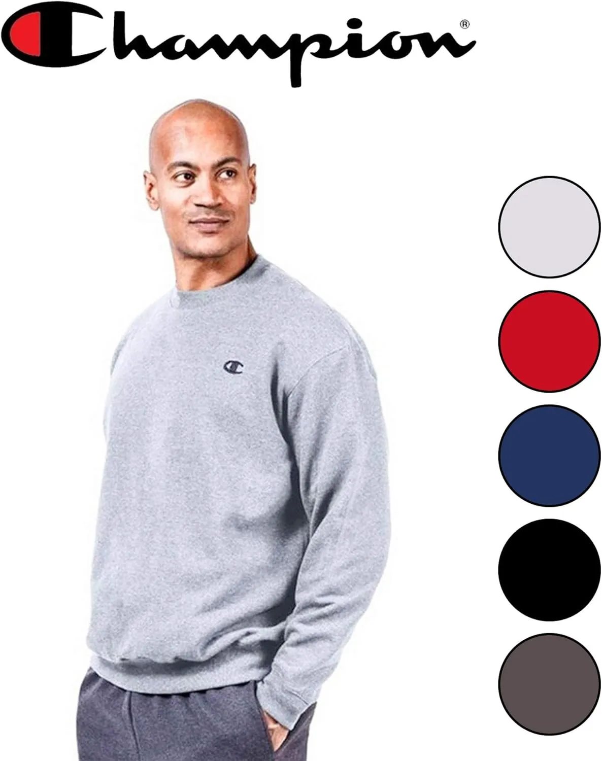 Champion Big and Tall Sweatshirts for Men  Men Crewneck Sweatshirt Big and Tall
