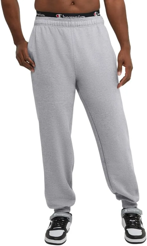 Champion Men's Powerblend, Fleece Jogger Sweatpants (Regular and Big & Tall)
