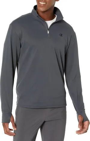 Champion Men's Reverse Weave Quarter Zip Fleece Pullover