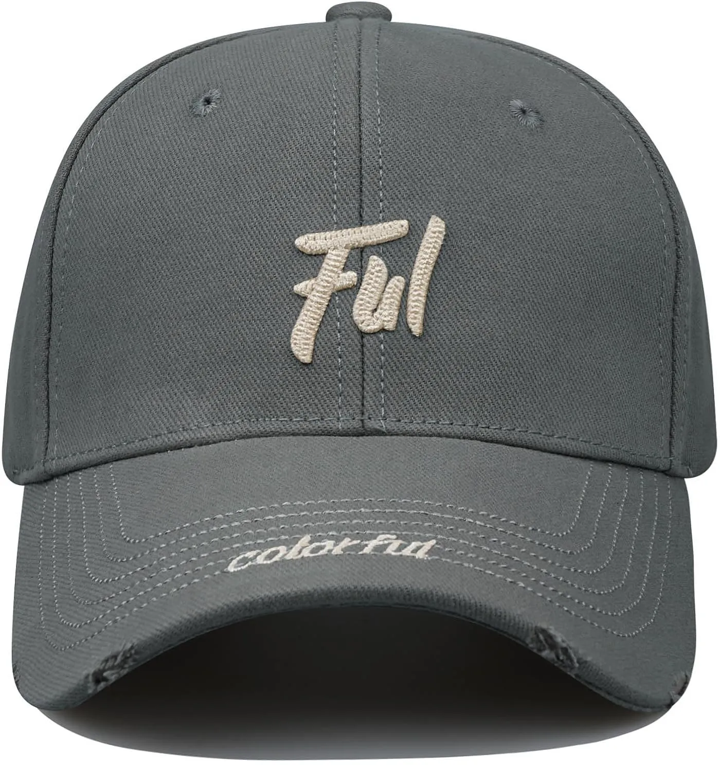 Clakllie Low Profile Baseball Cap Women Street Stryle Trucker Snapback Hat Unstructured Polo Hats Men Two-Tone Umpire Hats