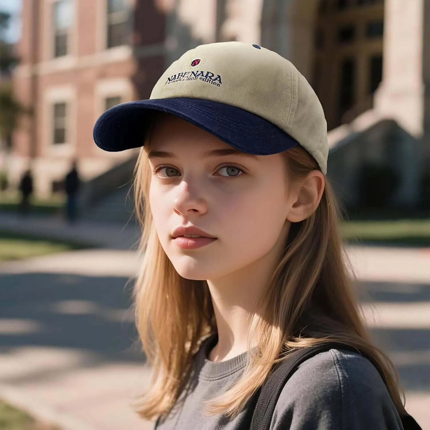 Clakllie Low Profile Baseball Cap Women Street Stryle Trucker Snapback Hat Unstructured Polo Hats Men Two-Tone Umpire Hats