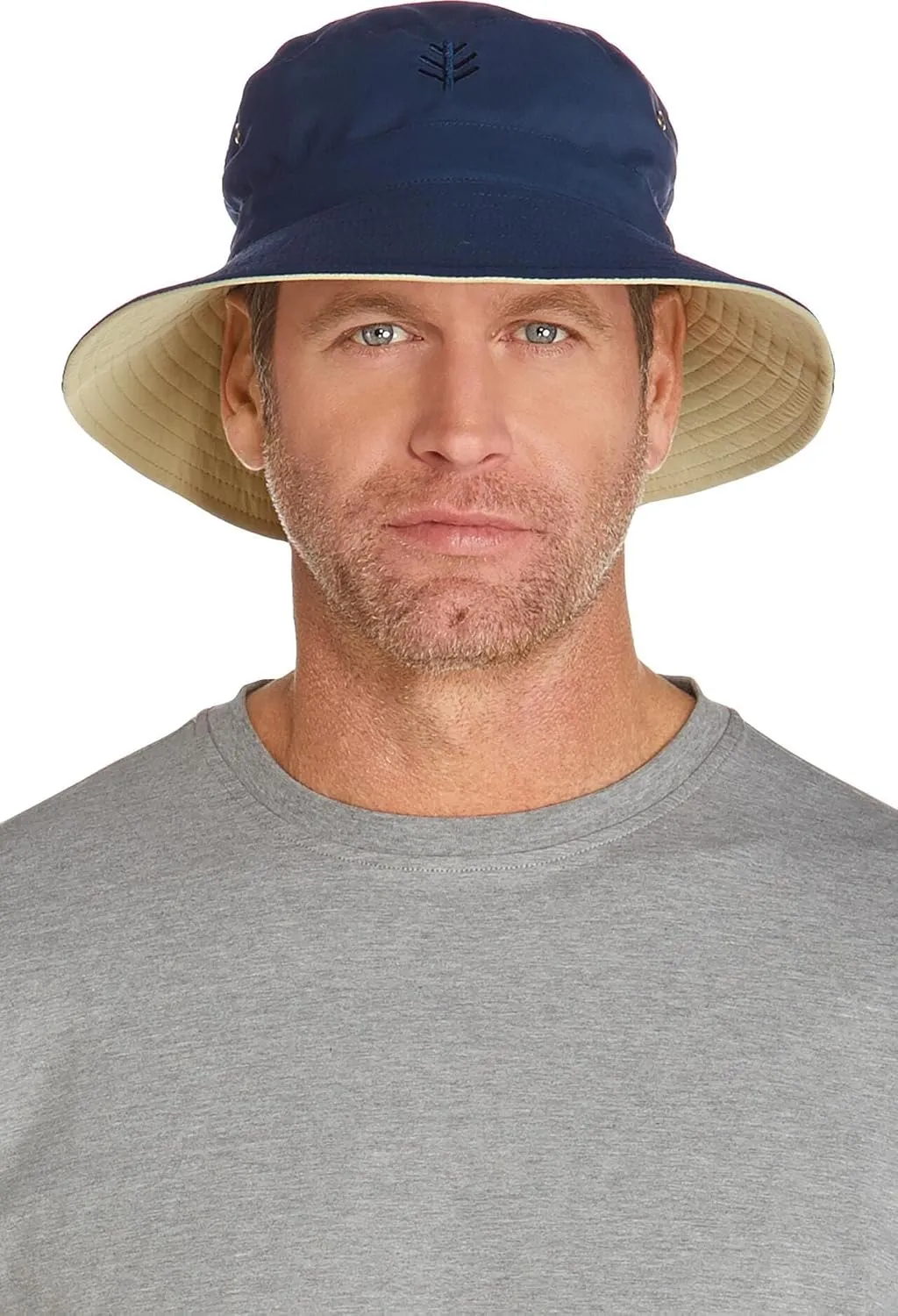 Coolibar UPF 50  Men's Nate Chlorine Resistant Bucket Hat - Sun Protective