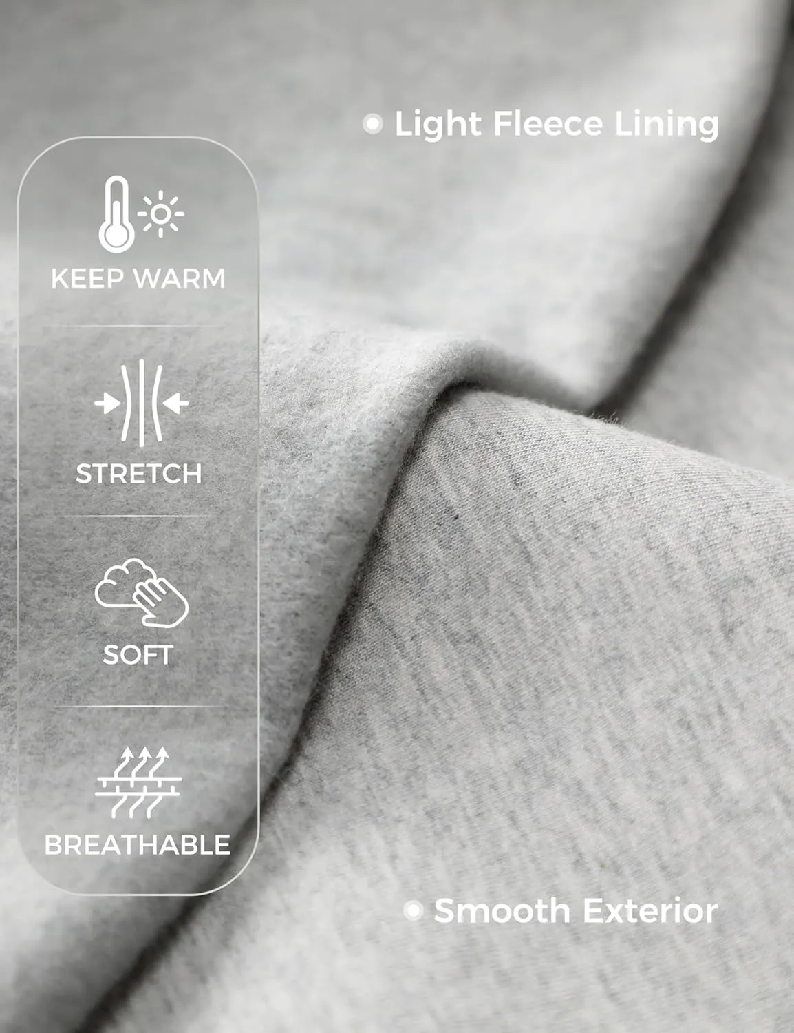 CRZ YOGA Mens Fleece Hoodies Basic Casual Hooded Sweatshirts Long Sleeve Pullover Workout Tops with Pocket