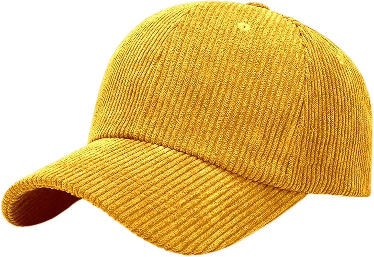 Dad Caps for Men Corduroy Baseball Cap for Men and Women Stylish Casual Sun Hat Versatile Soft Two Tone Baseball