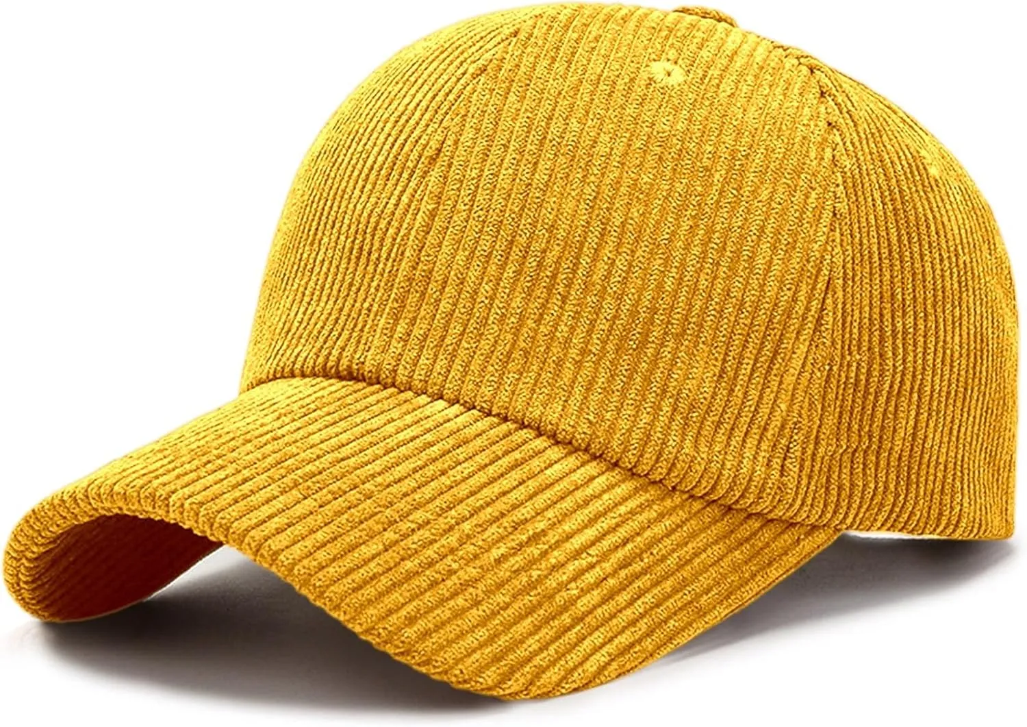 Dad Caps for Men Corduroy Baseball Cap for Men and Women Stylish Casual Sun Hat Versatile Soft Two Tone Baseball