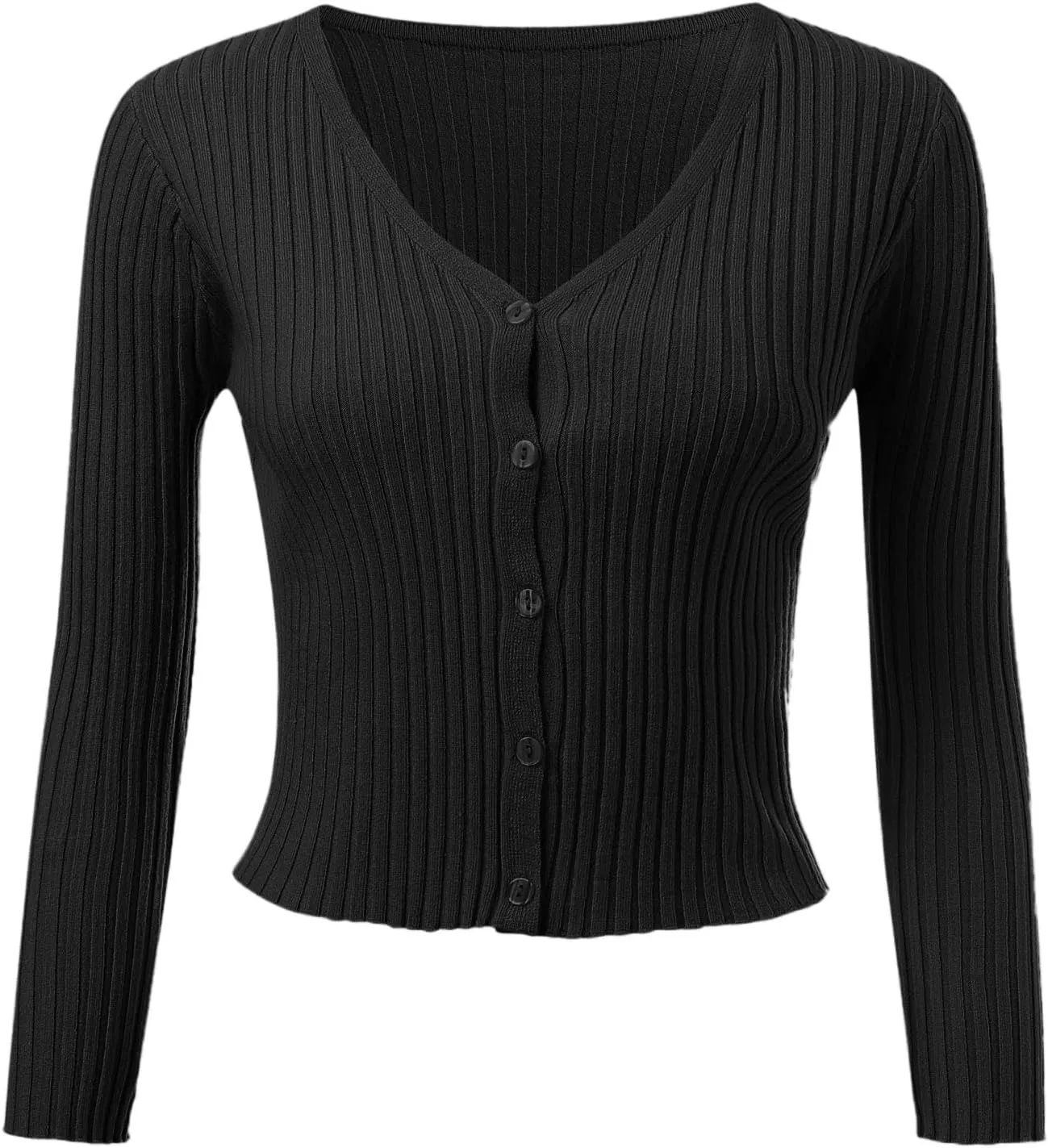 Dark Open Front Cardigan Womens Long Sleeve Open Front Knit Crop Cardigan Sweater Women Fleece Cardigan