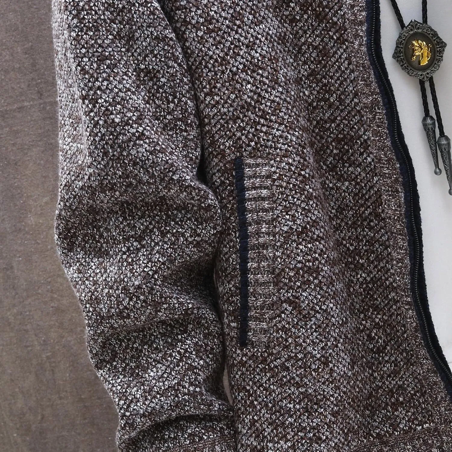 Dudubaby Ugly Sweater Menautumn and Winter Fashion Loose Cardigan Warm Lapel Hooded Jacket Sweater Plus Size Sweaters