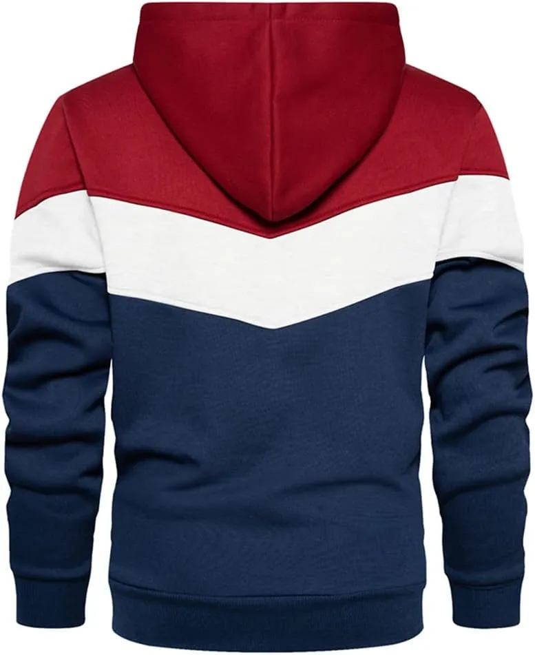 DUOFIER Hoodies for Men Pullover Hooded Sweatshirt with Kange Pocket