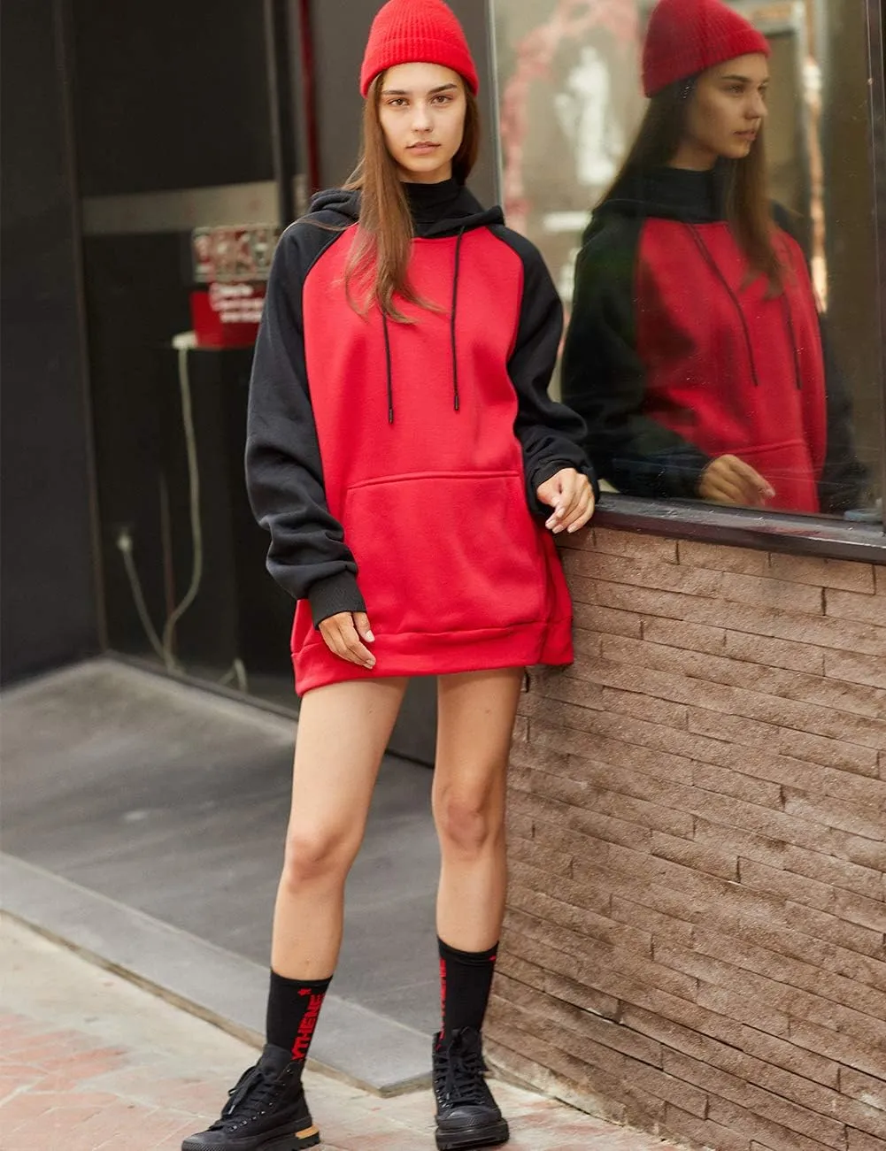 DUOFIER Hoodies for Men Pullover Hooded Sweatshirt with Kange Pocket