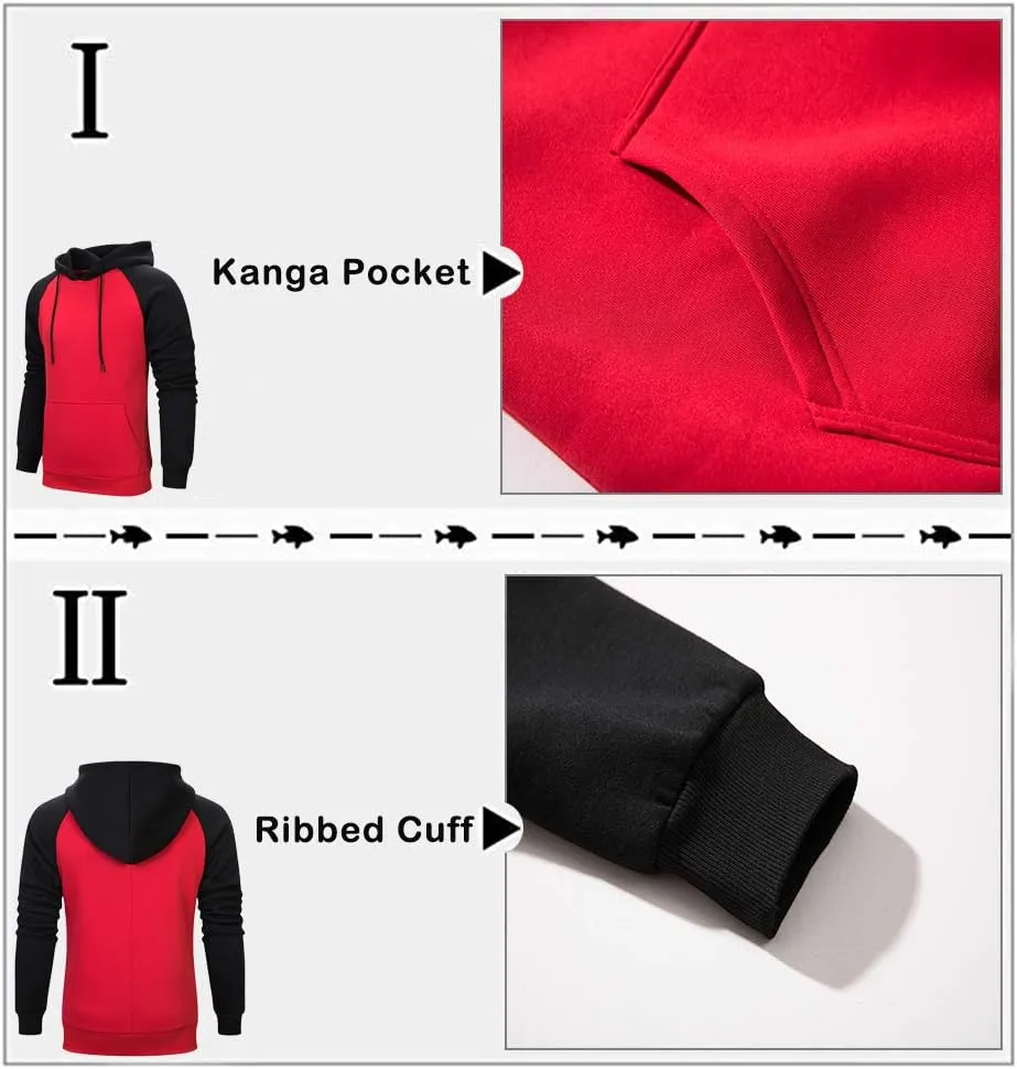 DUOFIER Hoodies for Men Pullover Hooded Sweatshirt with Kange Pocket