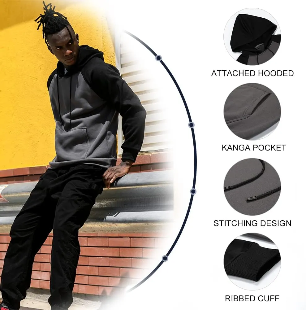 DUOFIER Hoodies for Men Pullover Hooded Sweatshirt with Kange Pocket