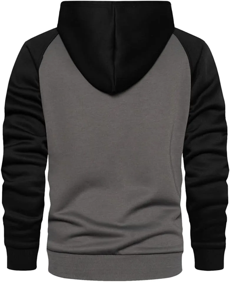 DUOFIER Hoodies for Men Pullover Hooded Sweatshirt with Kange Pocket