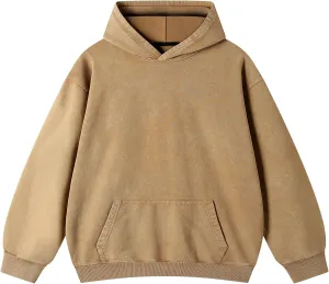 Eadali Mens Oversized Hoodies Vintage Hoodie Couples Pullover Acid Wash Hoodies for Men Streetwear Sweatshirts