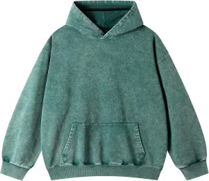 Eadali Mens Oversized Hoodies Vintage Hoodie Couples Pullover Acid Wash Hoodies for Men Streetwear Sweatshirts