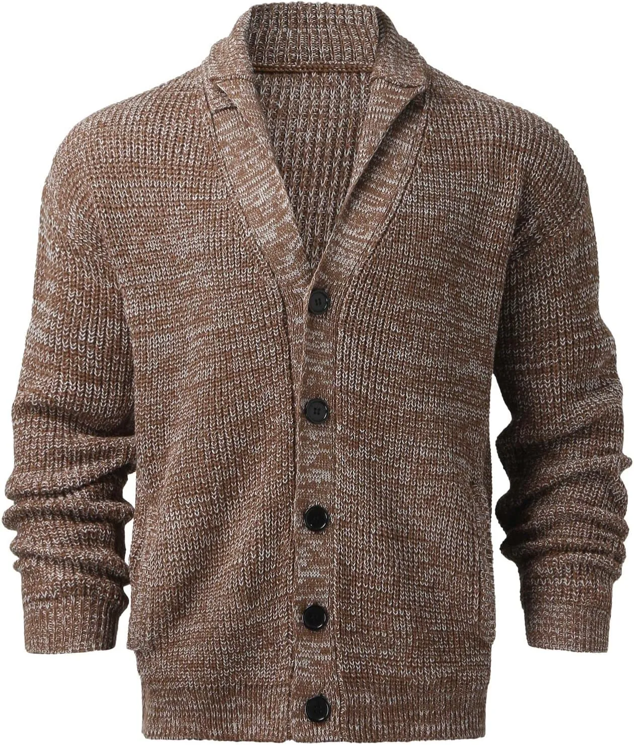 Family Fall Photo Outfits Zipper Warm Cardigan Knitted Coat Top Mens Shirts mens knit sweater Men Big And Tall