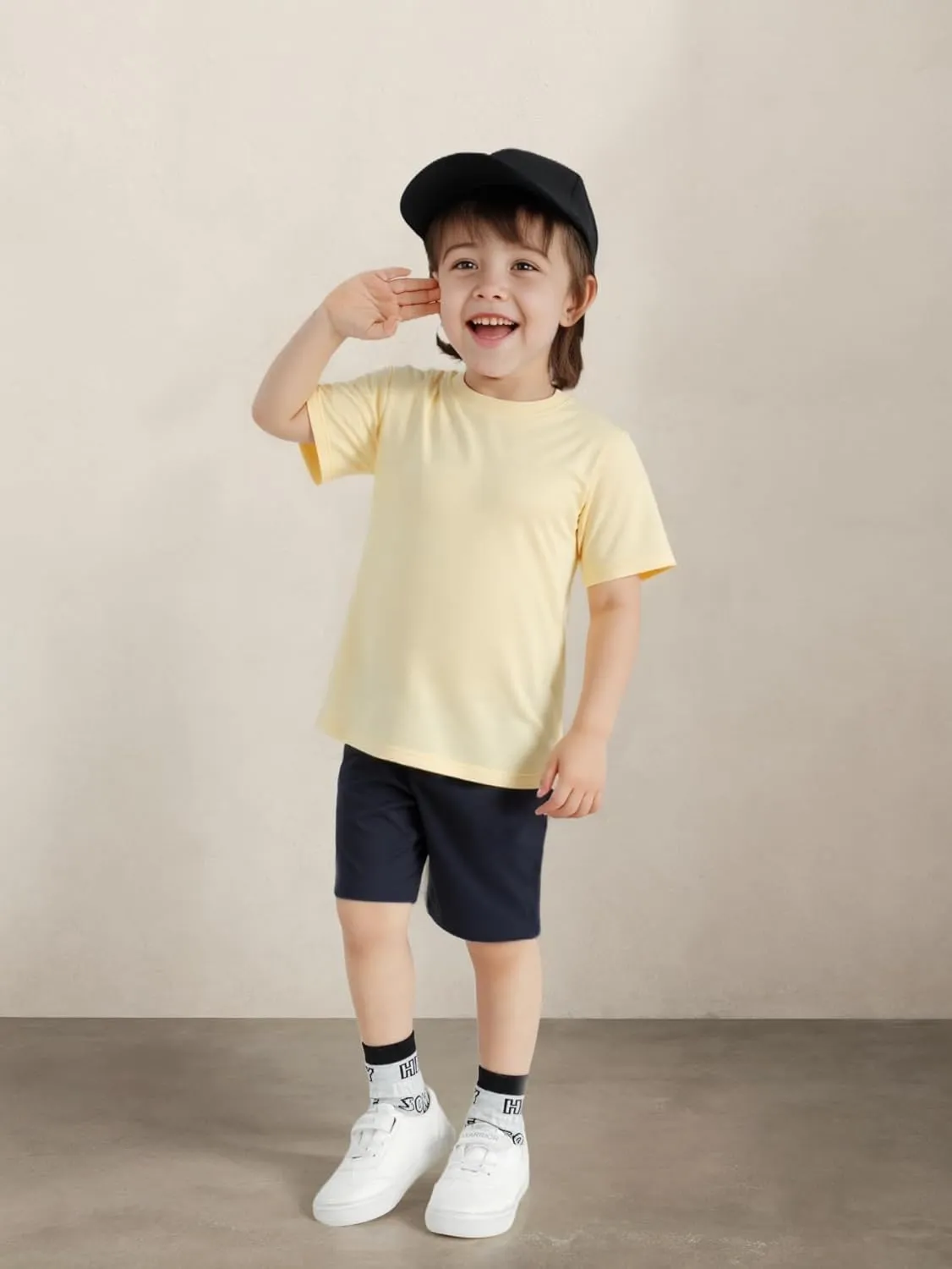 Family Feeling Boys Short Sleeve Summer Crewneck Kids T-Shirts Top Girls Tee