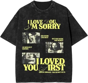 Fashion Athletic Tops for Mens Vintage Oversize T-Shirts Funny Men Tees