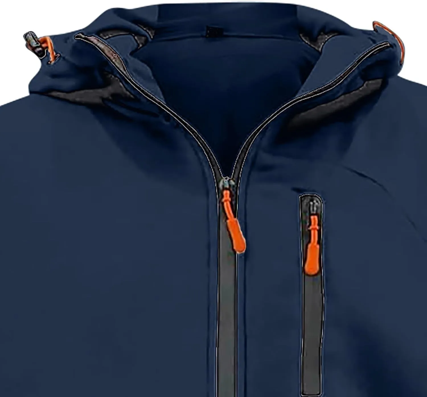 Full Zip Hoodies for Men Long Sleeve Workout Hoodie Vintage Drawstring Casual Pullover With Pockets Tactical Hoodies
