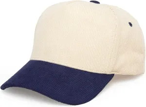 Funky Junque Two Tone Vintage Trucker Hats Men Women Corduroy Trendy Embroidered Baseball Cap Snapback Funny Gifts