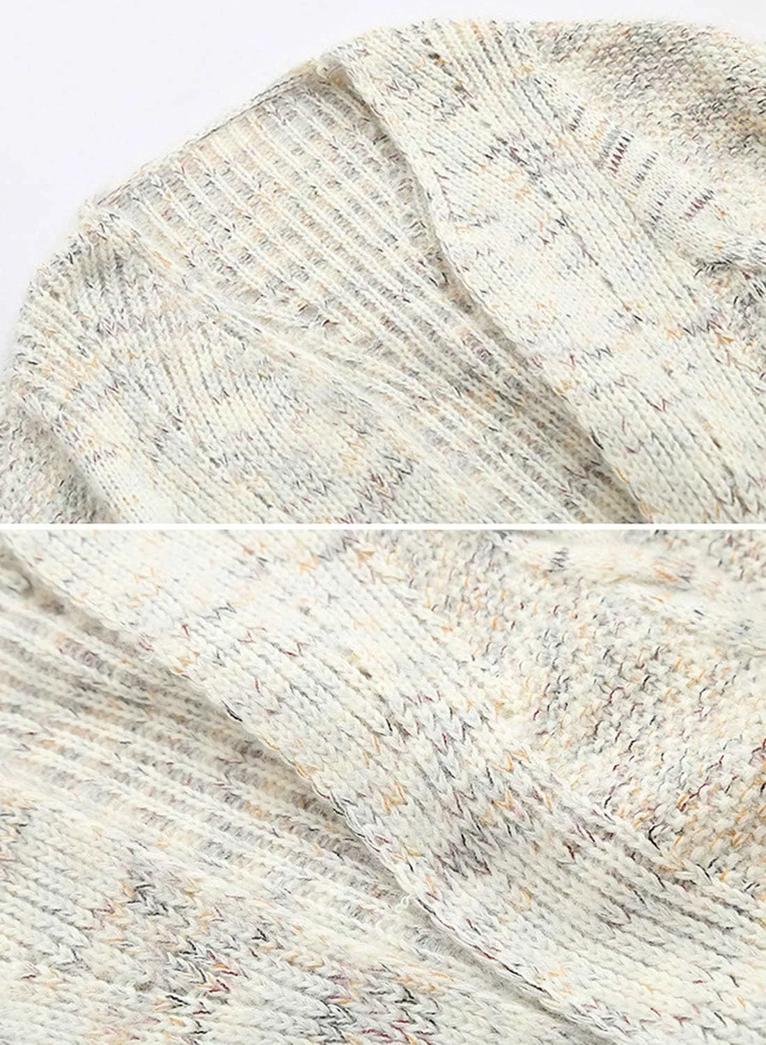 futurino Knit Cardigan Women's Chunky Open Front Outwear Cover Up with Pockets