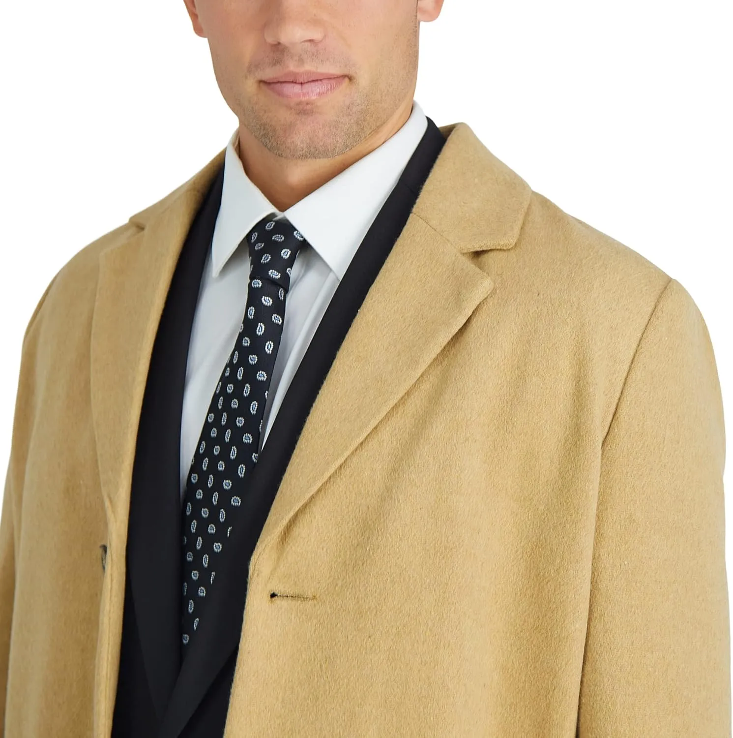 Haggar Men's Brushed Twill Top Coat