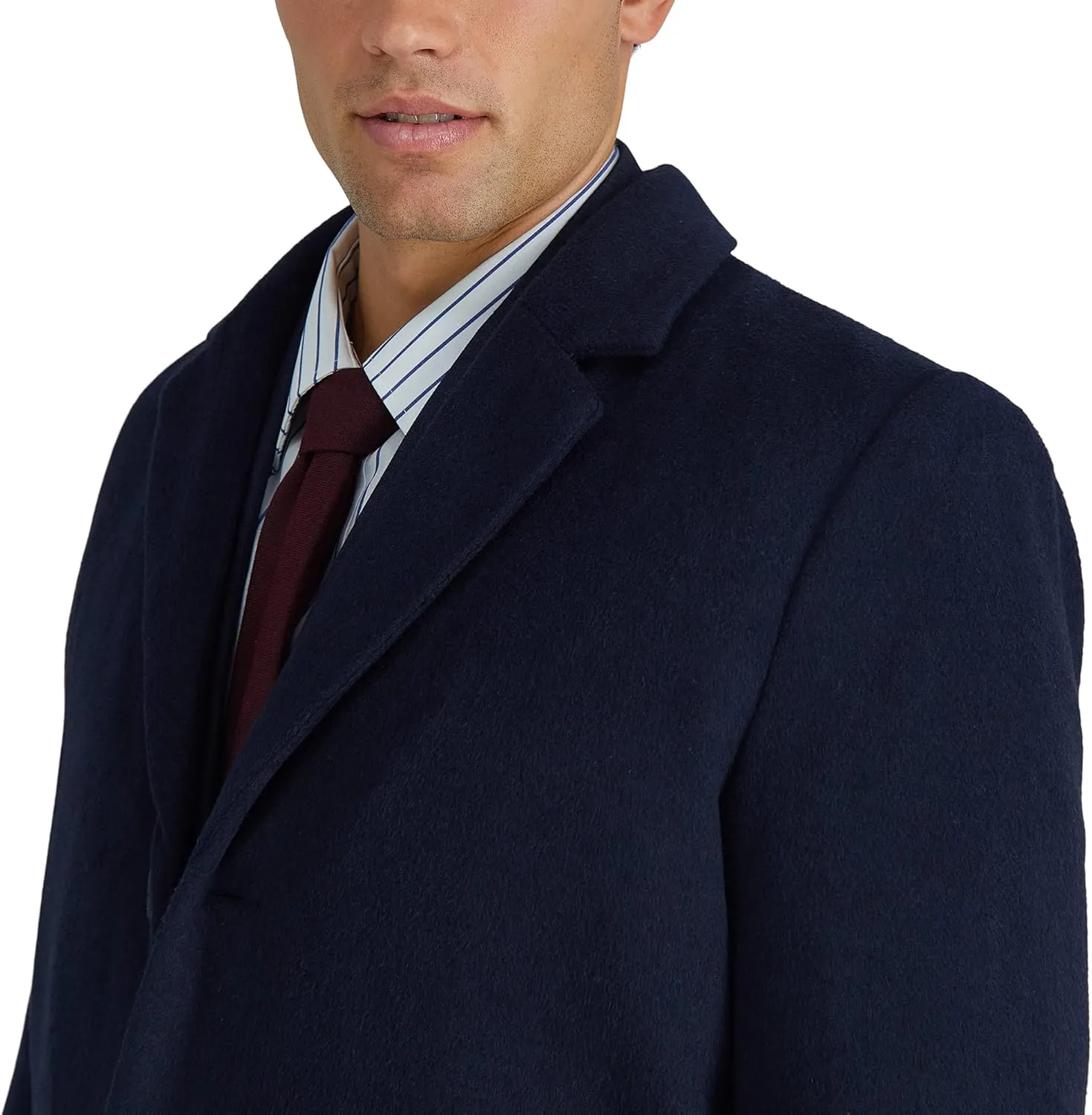 Haggar Men's Brushed Twill Top Coat