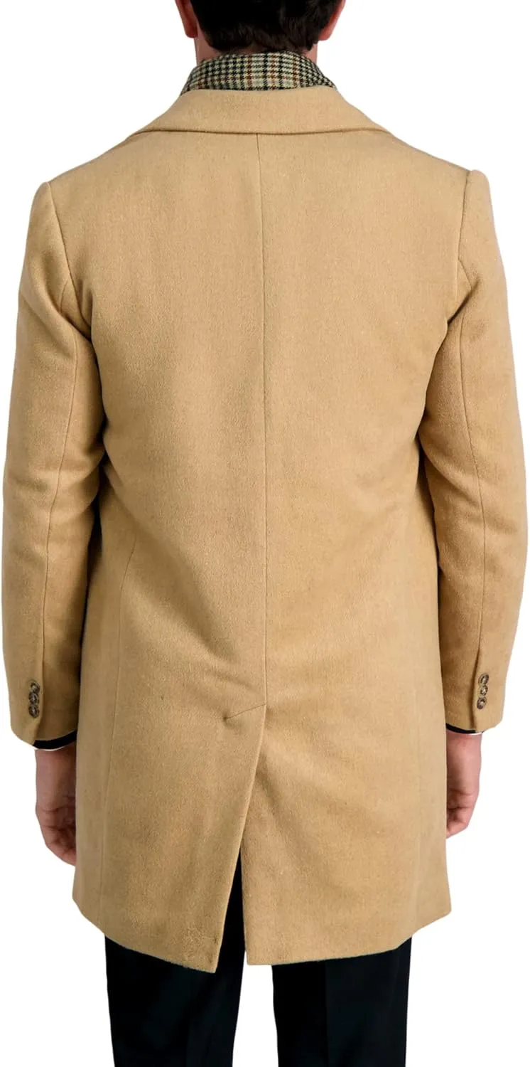 Haggar Men's Brushed Twill Top Coat