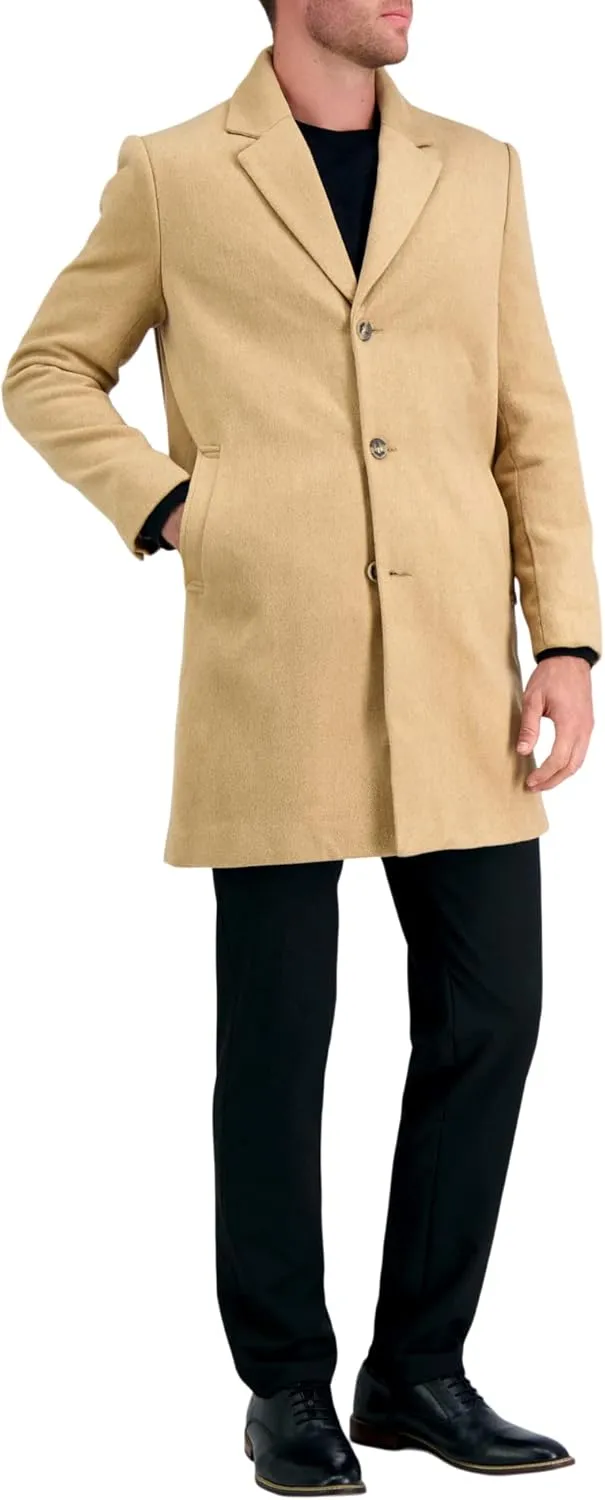 Haggar Men's Brushed Twill Top Coat
