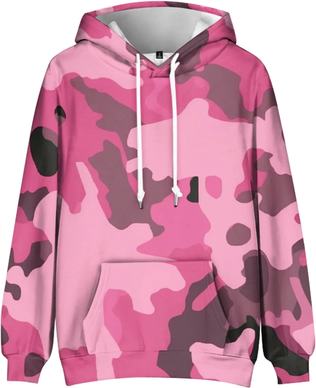 Hoodies For Men Fashion Tie Dye Print Hooded Mens Sweatshirt With Pocket Casual Workout Men'S Hoodies Pullover