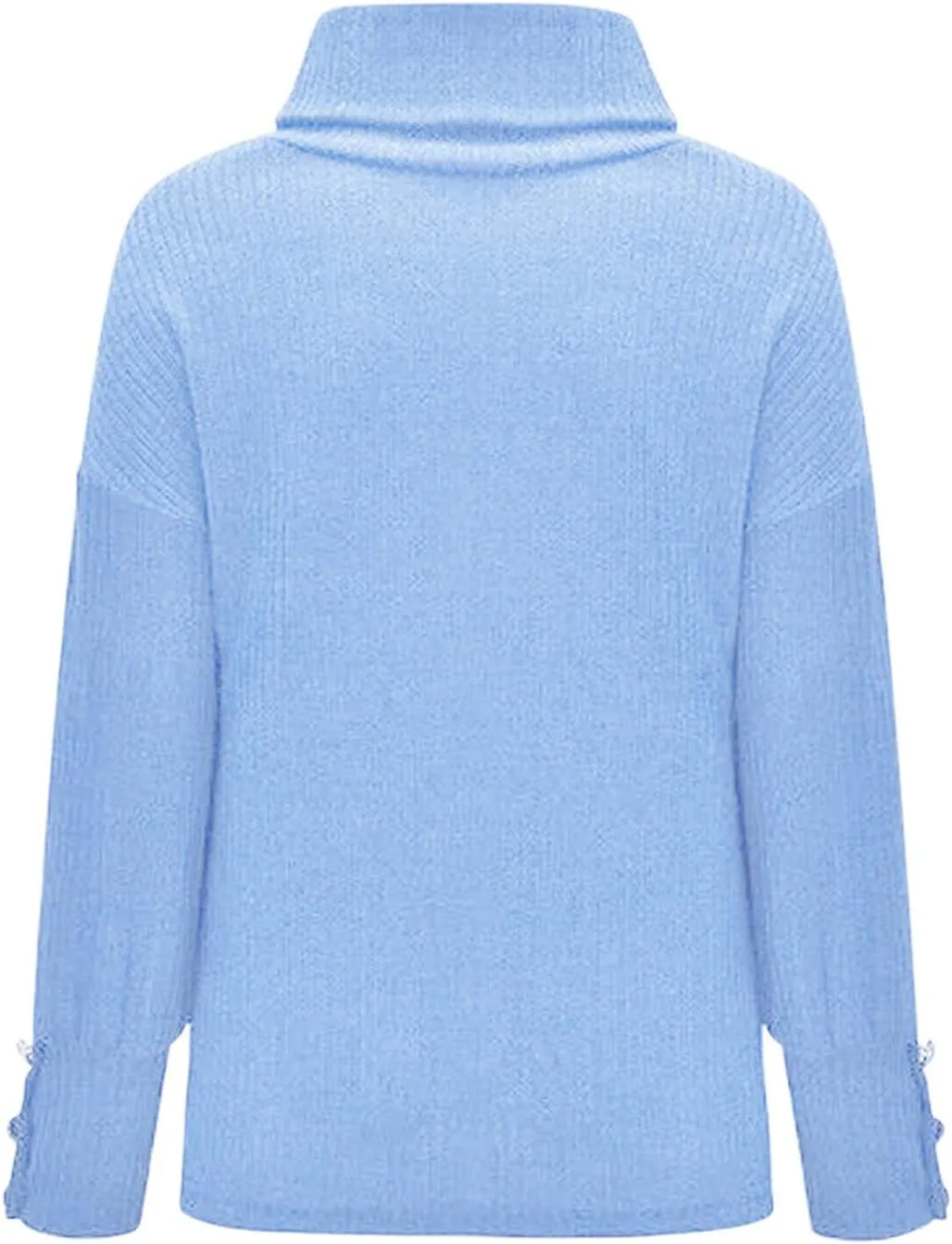 iLH Women's Sweater 2024 Oversized Turtleneck Sweater Casual Cable Knit Pullover Tops Fall Winter Trendy Chunky Shirts