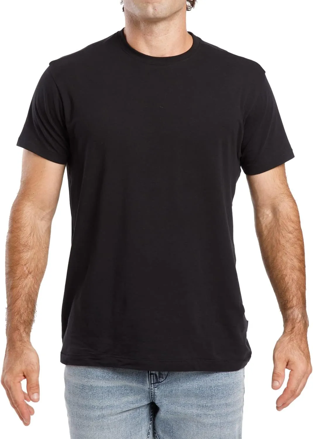 Kenneth Cole Men's Short Sleeve Organic Cotton/Spandex Crew