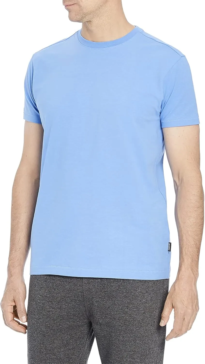 Kenneth Cole Men's Short Sleeve Organic Cotton/Spandex Crew