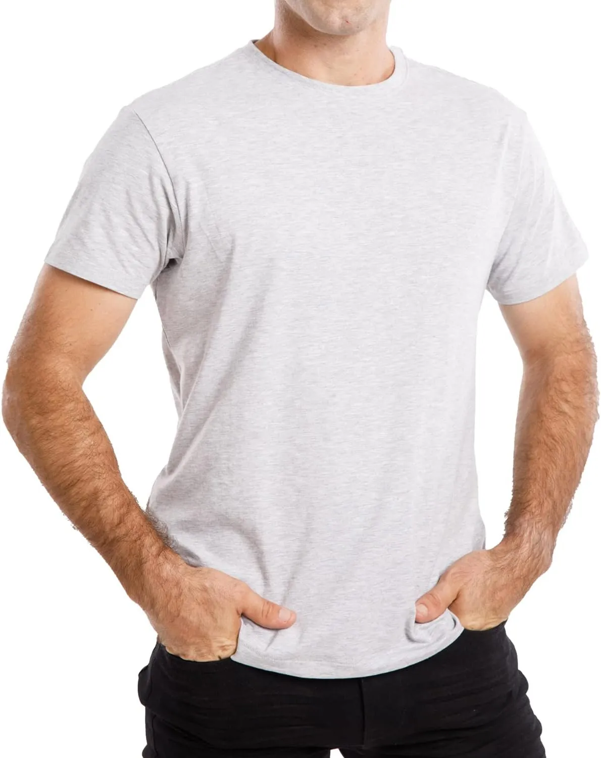 Kenneth Cole Men's Short Sleeve Organic Cotton/Spandex Crew