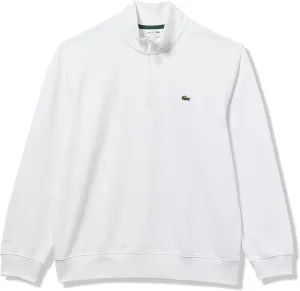 Lacoste Men's Non-Brushed Fleece Quarter Zip