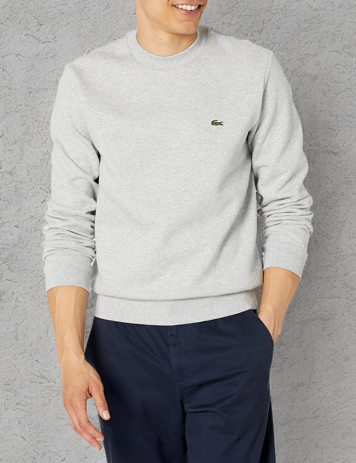 Lacoste Men's Organic Brushed Cotton Sweatshirt